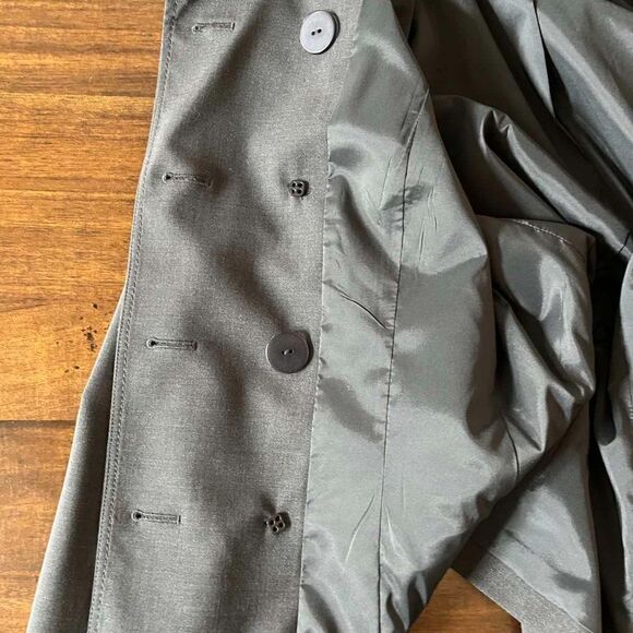 WWORTH Gray Wool Long Sleeve Button Down  Blazer size 8 - Picture 16 of 16